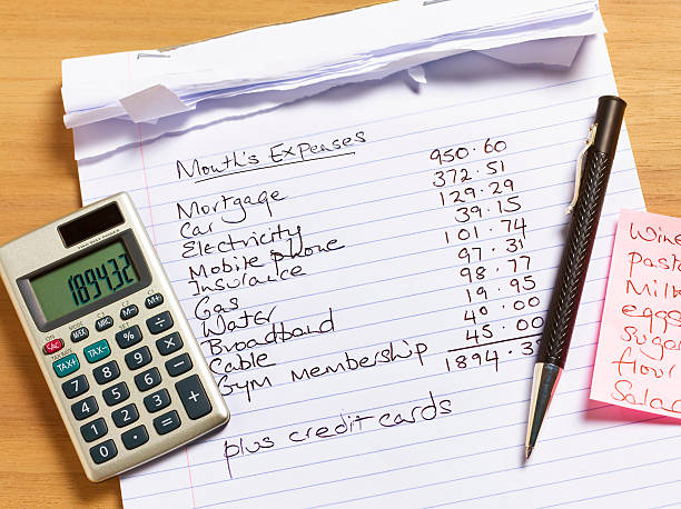 Keeping track of expenses; why businesses fail in ghana concept