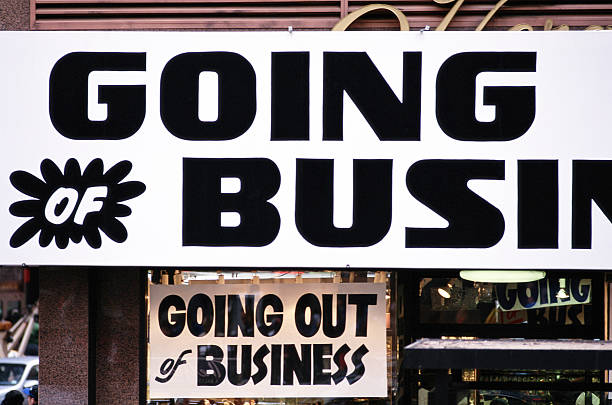 Going out of business- why businesses fail in ghana concept