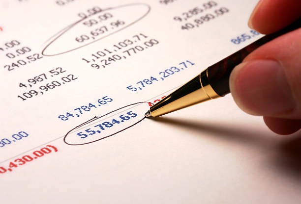 Balance sheet with accounts receivables